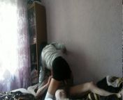 Брюнетка камеру установила и на член приятелю усадилась